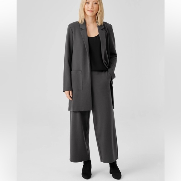Eileen Fisher Pants - EILEEN FISHER TENCEL WIDE LEG CROPPED TROUSERS SIZE LARGE